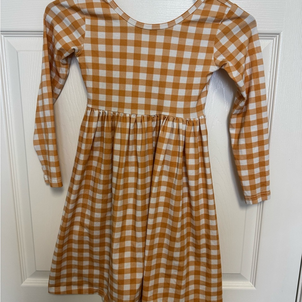 Shop Sova Checkered Long Sleeve Dress Size 8